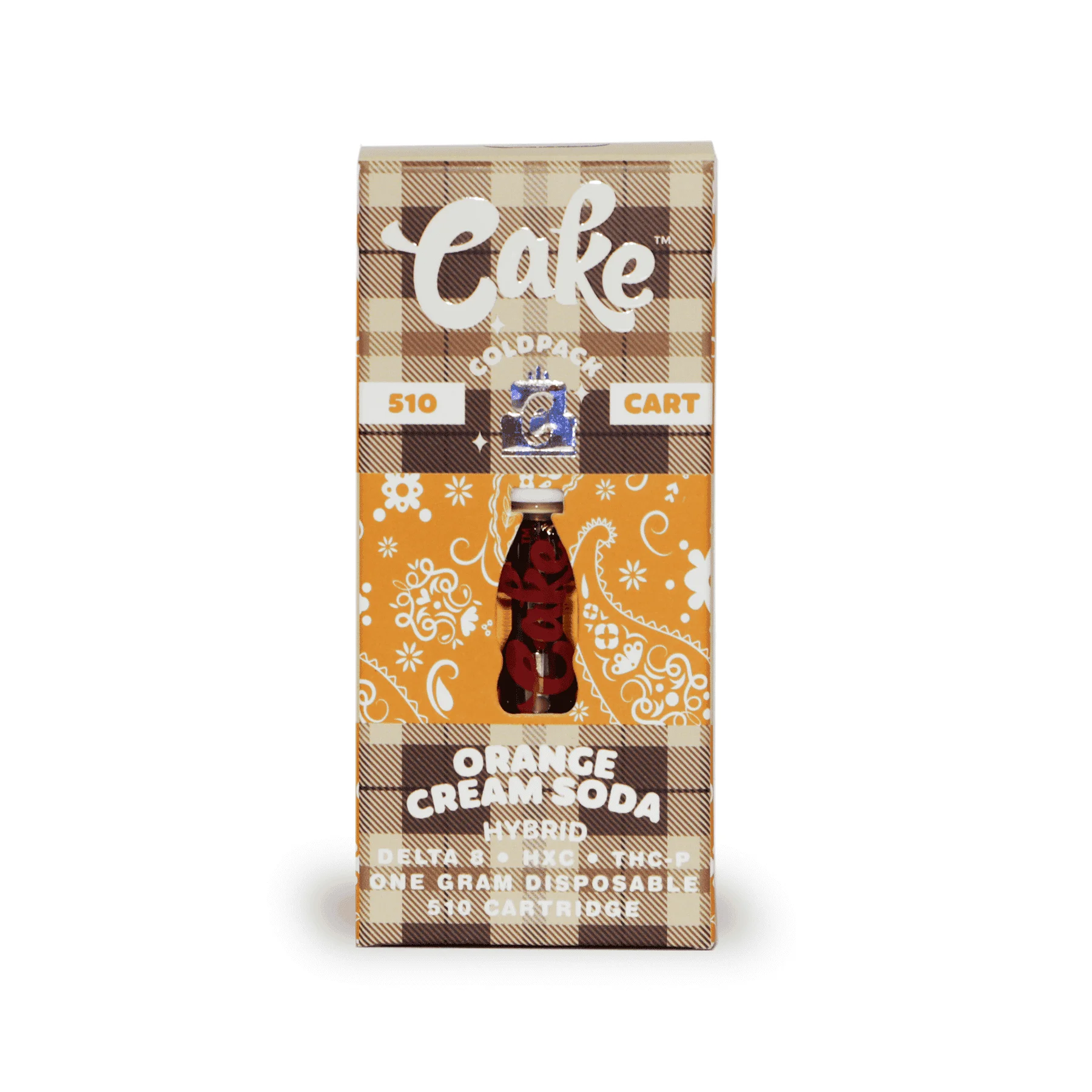 Cake Coldpack 1 Gram Delta 8 + HXC + THC-P Cart