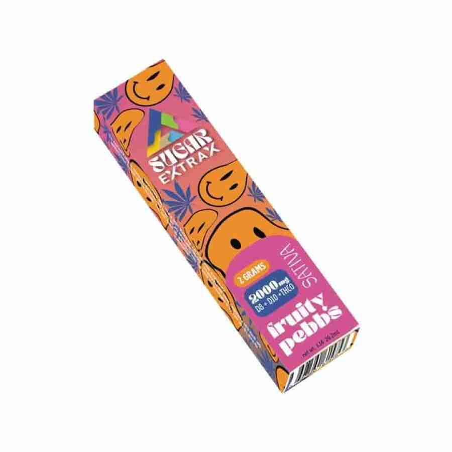 Sugar Extrax Fruity Pebbs D8+D10+THC-O Disposable (2g)